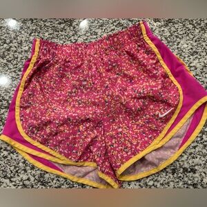 Nike Pink Patterned Athletic Shorts